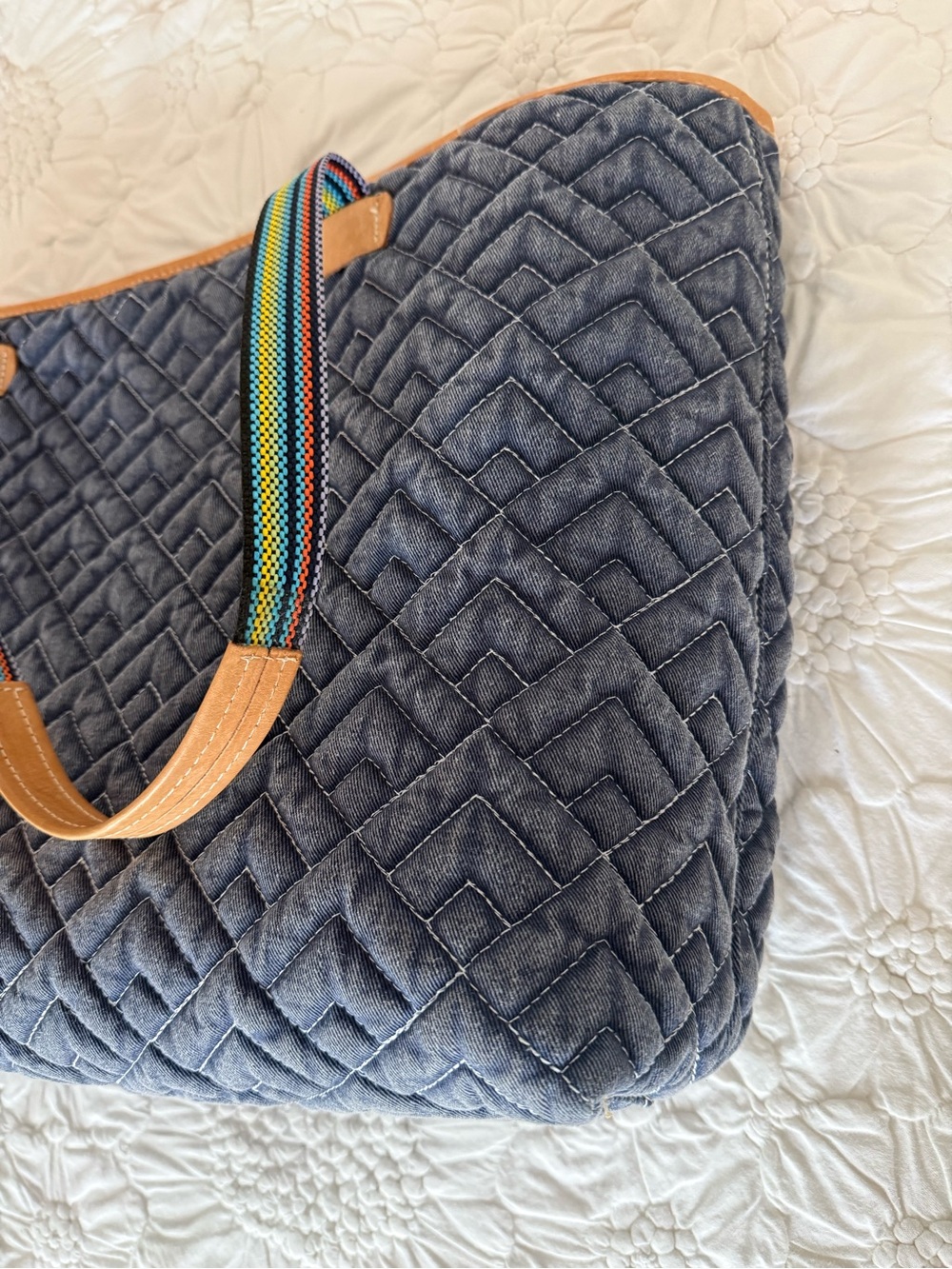 Consuela Quilted Tote Bag - Picture 8 of 15